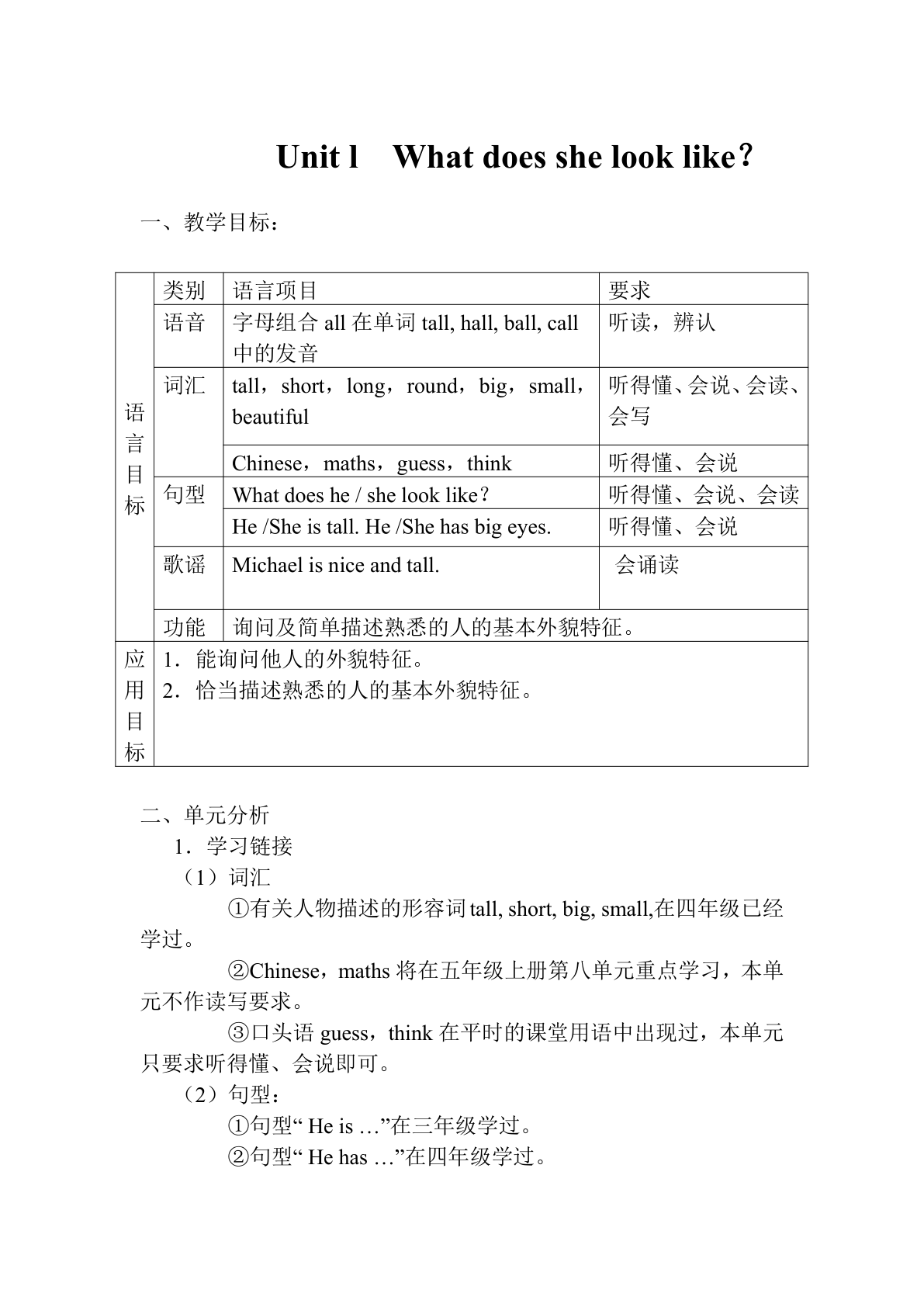 湘少版小学英语五年级上册全册教案